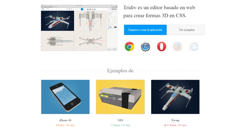 para crear formas 3D en CSS